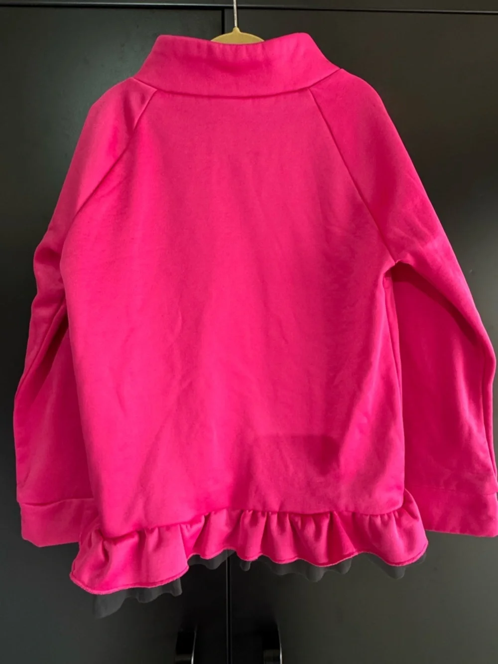 Girls size 6x | Adidas Logo Sweatshirt with Ruffle Hem